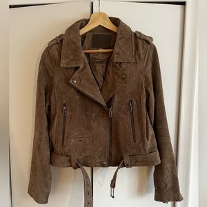 BLANKNYC Suede Moto Jacket